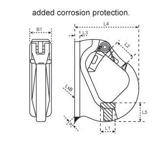 Weld on hooks WH Series