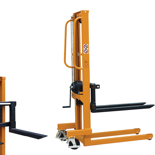 Manual Winch Stackers c/w Adjustable Forks WS Series