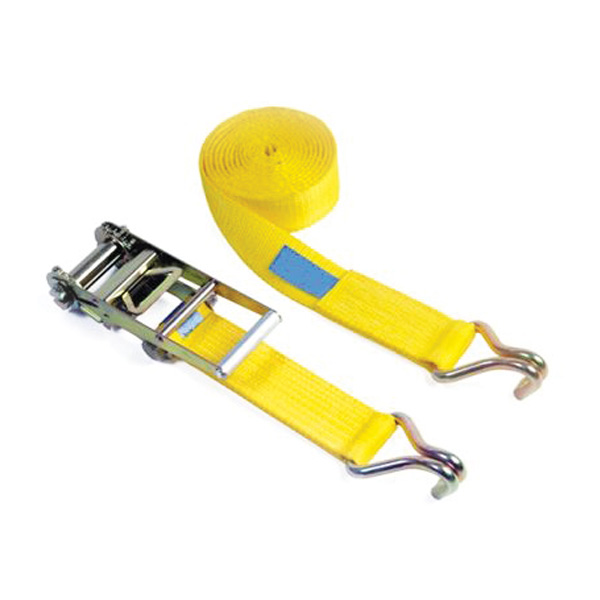 75mm wide 2 Part Ratchet Strap systems - CLAW HOOKS