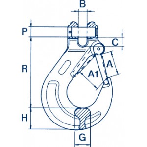 Clevis Type Sling Hook Clevis Type Sling Hook