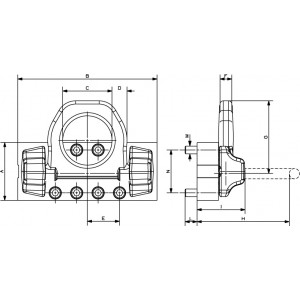 Anchorage Clamp c/w Screw On Clamp Anchorage Clamp c/w Screw On Clamp
