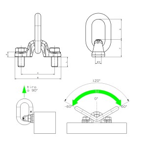 Anchorage Bracket With Fixing screws Anchorage Bracket With Fixing screws