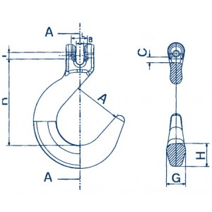 Foundry Clevis Hook