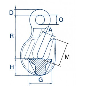 Eye Grab Hook With/Without Latch