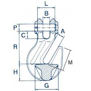 Clevis Grab Hook With/Without Latch