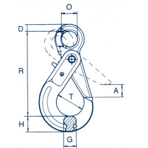 Self Locking Eye Hook