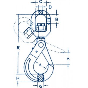 G10 Swivel Self Locking Hook