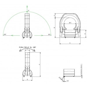Lifting Ring Weld-on Type Single Base