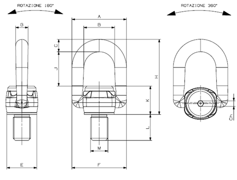 Heavy List Swivel Hoist Ring